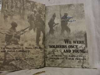 We Were Soldiers Once and Young Autographed RARE DOUBLE Signed First 