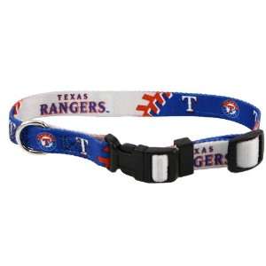  Texas Rangers Adjustable Dog Collar