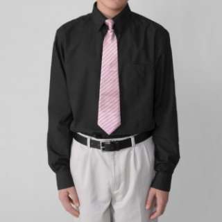  Boston Traveler Boys Dress Shirt and Tie Set: Clothing