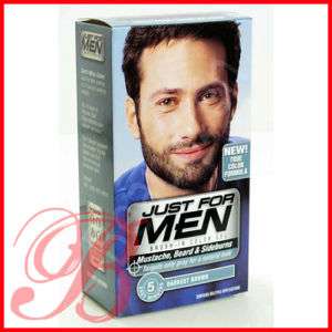JUST FOR MEN Mustache/Beard Brush In Color Gel  3Colors  