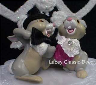 THUMPER Bunny Rabbit Wedding Cake Topper Disney Bambi  