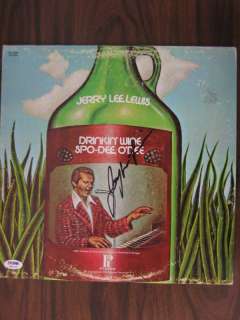 Jerry Lee Lewis Signed Album (PSA/DNA)  