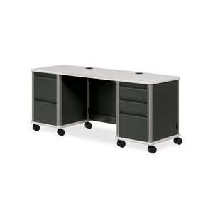  casters. Built in, full height locking box/box/file and file/file 