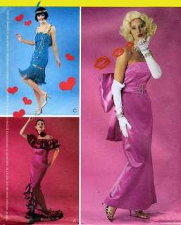   , Flamenco & 20s Flapper Dress Costume M3385 SEWING PATTERN  