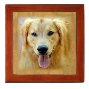  Spike the Golden Retriever Jewelry Box Dog Keepsake Box by 