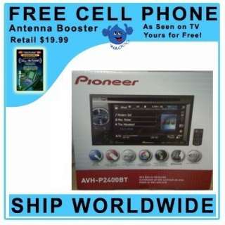 PIONEER AVH P2400BT 5.8 TOUCH TV Built In Bluetooth MP3 WMA DVD 