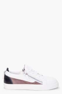 Giuseppe Zanotti White Leather Low Top Sneakers for men  