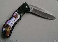 New Alaska Fold Pocket Knife Novelty Brown Bear  
