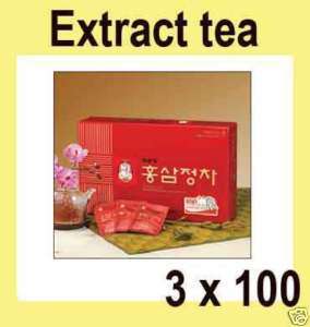 Cheong Kwan Jang KOREAN Red Ginseng Extract TEA 3x 100  