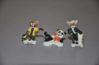 FINE PORCELAIN HAND PAINTED BAMBOO AND FRIENDS FIGURINE  