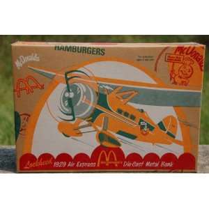  McDonalds Lockheed 1929 Air Express Bank Toys & Games