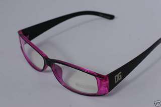 DG Clear Nerd Smart Looking Glasses Purple Red Black  