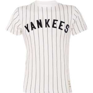  New York Yankees Mitchell & Ness Pinstripe Jersey Shirt 