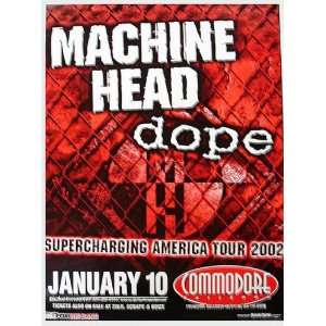  Machine Head Vancouver Original Concert Poster 2002