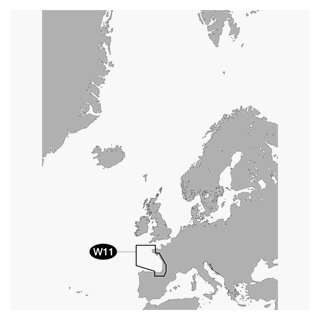  C Map Max EW M203   France Atlantic Coasts   C Card 