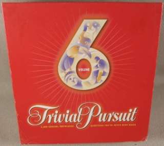 TRIVIAL PURSUIT Volume 6 Game 2003   Ex Condition 100% Complete 