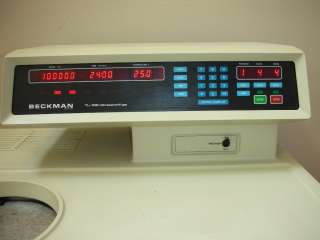 You are buying a popular Beckman Coulter TL 100 Ultracentrifuge (Max 
