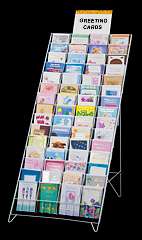 60 Pocket 5 x 7 Greeting Card Floor Display Rack Brand New  