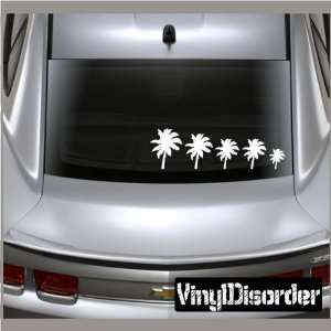 Family Decal Set Palm Trees 02 Stick People Car or Wall Vinyl Decal 