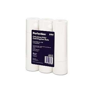  PM Company Paper Rolls One Ply White 2 1/4 x 150 ft 12 