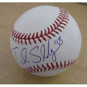  Terrmel Sledge Autographed Baseball