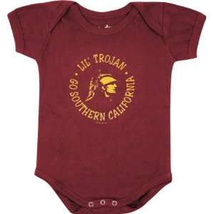  USC Trojans Newborn / Infant Cardinal Lil Mascot Creeper 