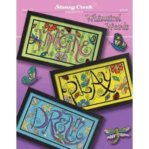  Whimsical Words   Cross Stitch Pattern Arts, Crafts 