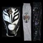 wwe rey mysterio black white kid size replica wrestling mask