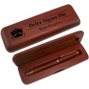  Delta Sigma Phi Wooden Pen Set: Office Products