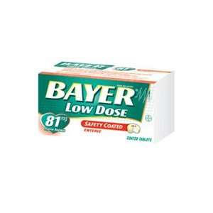 Bayer regimen tablets, adult low strength aspirin pain reliever, 81 mg 