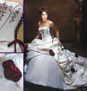 New Wedding Dress Lace up Size 6 8 10 12 14 16 18 20 22  