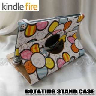   Folio PU Leather Case Cover w/Stand for  Kindle Fire 7 Tablet
