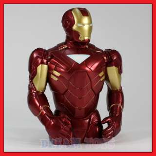 Marvel Iron Man 3D Figure Coin Bank Super Hero Piggy  