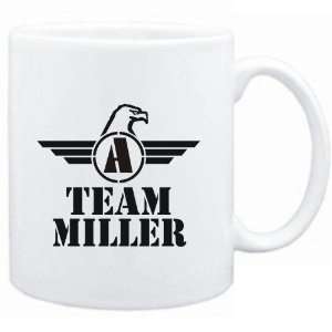Mug White  Team Miller   Falcon Initial  Last Names  