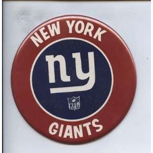   York Giants 6 Inch Pin EX   NFL Pins and Pendants