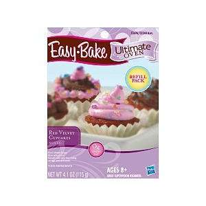   Easy Bake Ultimate Oven Refill Red Velvet Cupcake: Toys & Games