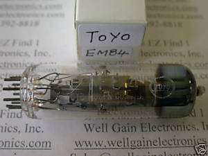 TOYO EM84 MAGIC EYE ELECTRON TUBE NOS MADE IN JAPAN  