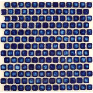 Royal 3/4 x 3/4 Blue Retrix Series Glossy Ceramic 
