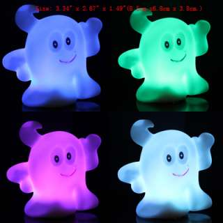 Lovely Cute ANIMAL Shape 7Colors Changing LED Night Light Lamp  