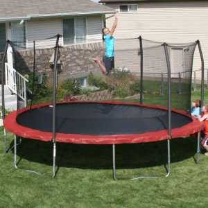  Skywalker 17x 15 Oval Trampoline and Enclosure Sports 
