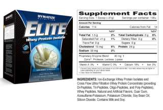 Dymatize Elite Whey Protein Isolate Vanilla Free US Shipping