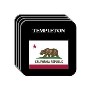 US State Flag   TEMPLETON, California (CA) Set of 4 Mini Mousepad 