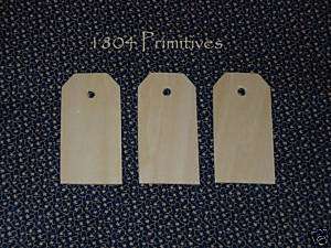 48 Unfinished Wood Hang Tags ~ 2 1/4 ~ scrapbooking  