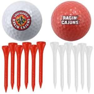  NCAA Louisiana Lafayette Ragin Cajuns Golf Balls & Tees 