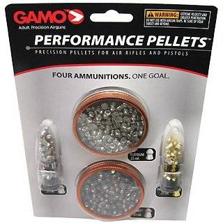 Gamo Combo Pack .22 Caliber Performance Pellets (Platinum, Armor PBA 