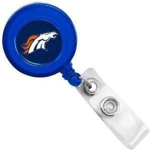 NFL Denver Broncos Royal Blue Badge Reel:  Sports 