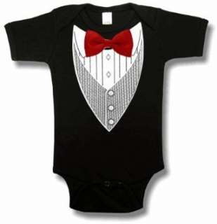    All Occasion Formal Tuxedo Infant Onesies (Black) #9 Clothing