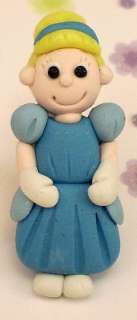 Princess Cinderella Charm Figure ~Polymer Clay Bead  