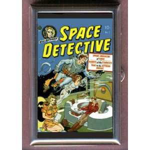 SPACE DETECTIVE SCI FI WALLY WOOD Coin, Mint or Pill Box: Made in USA 