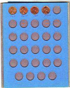 YOU ARE BIDDING ON ONE LINCOLN CENT COLLECTION STARTING 1941 TO 1964 